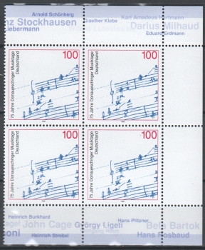 BRD 1890 Viererblock ** - 1996
